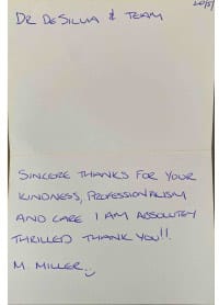 Thank you & Testimonial Facial Plastic Surgery London