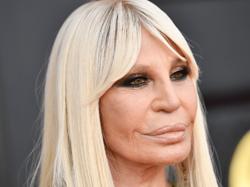 Italian fashion icon Donatella Versace took charge of the company in the late 90s with a new look. 